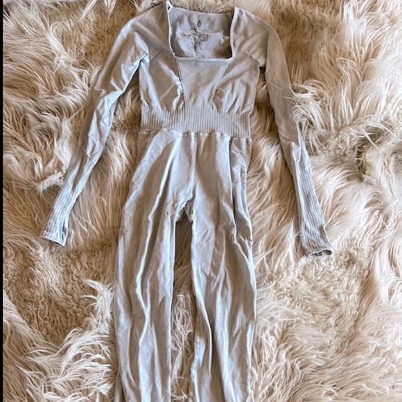 NWOT Free People Good Karma Long Sleeve Onesie - Picture 5 of 5